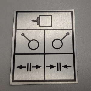 Шильды, производственная маркировка — Табличка на прицеп — фото